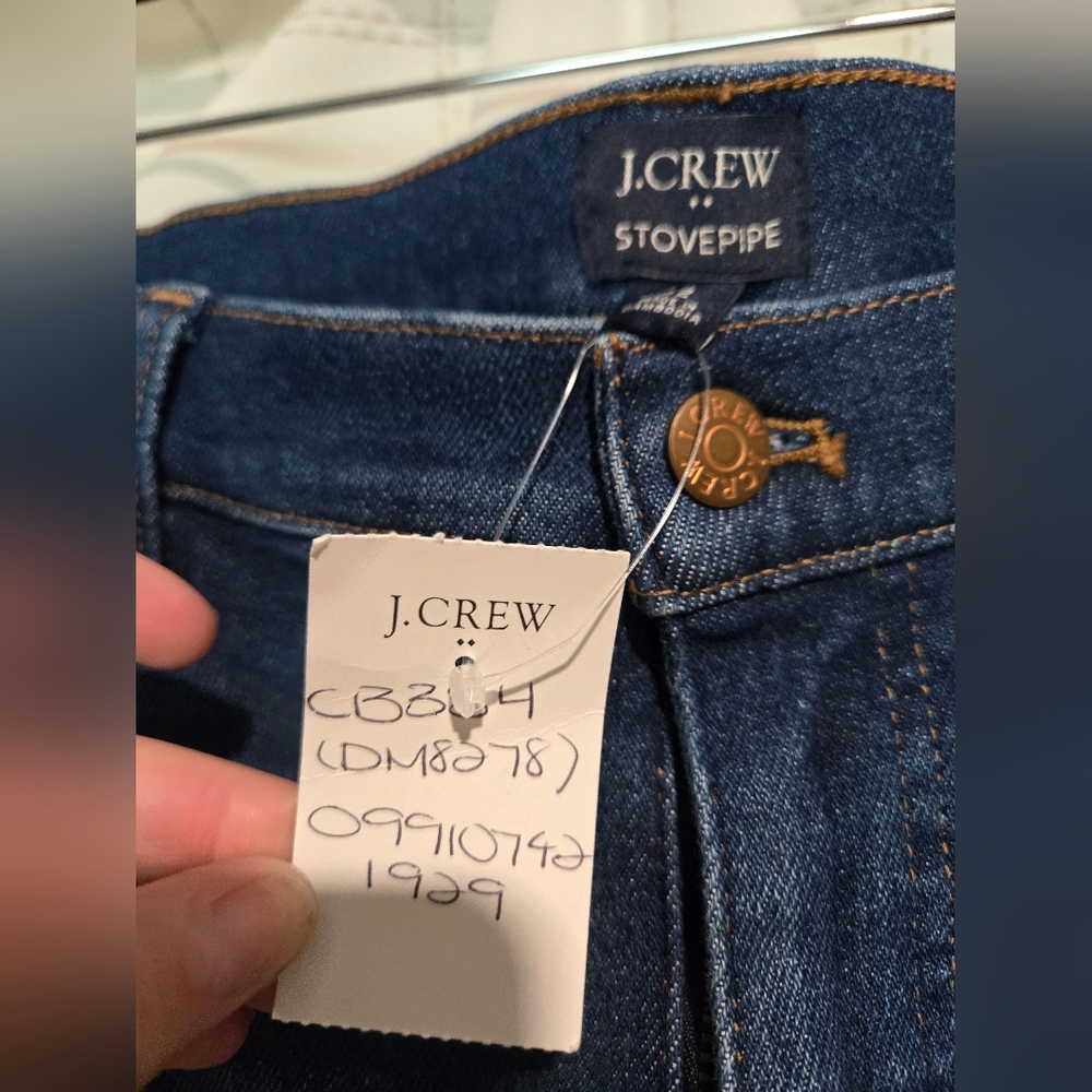 J. Crew High-rise stovepipe jean in signature stretch - Picture 4 of 4